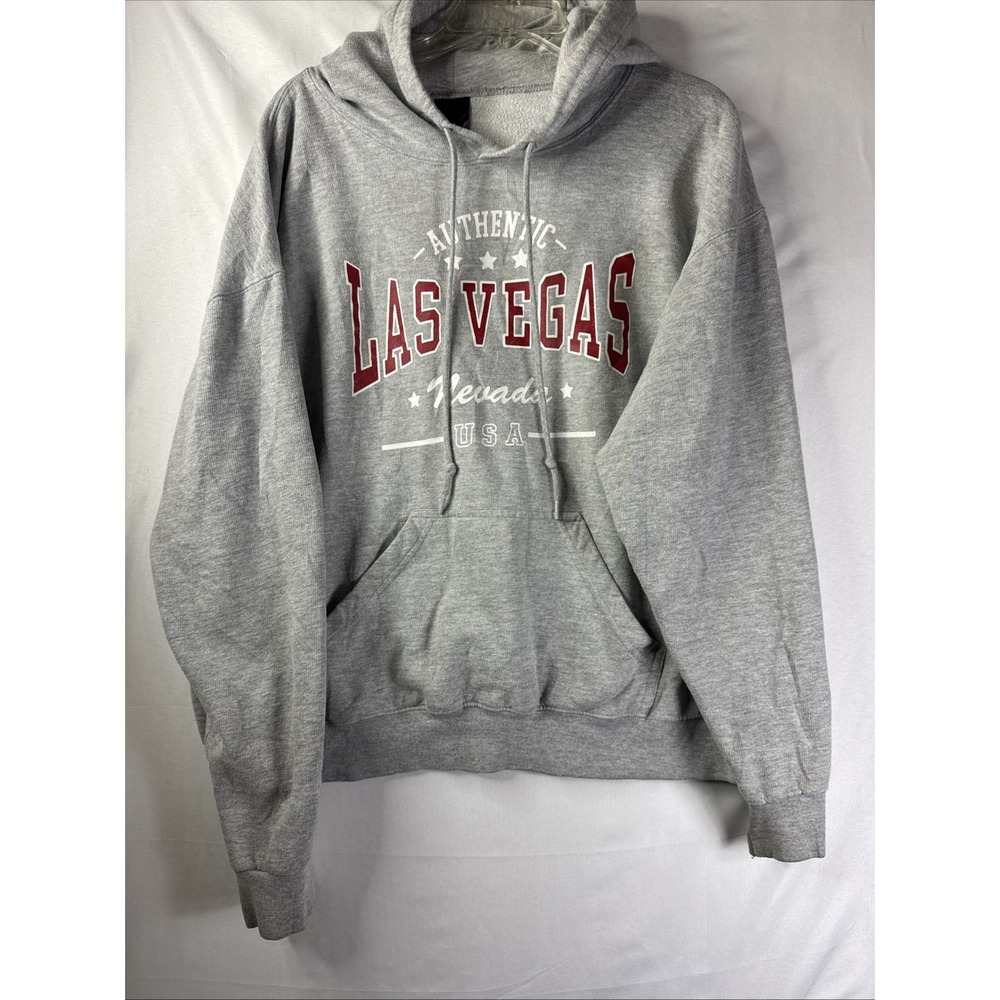 Point Sporstwear Hoodie XL Gray Pullover Pocket Las Vegas Authentic‎